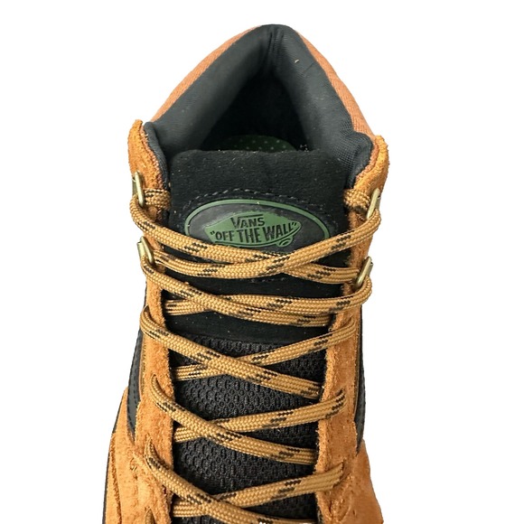 Vans Unisex\'s Zahba‎ Mid Suede Glazed Ginger Brown / Green Skate Shoes Size 11.5 main image 9